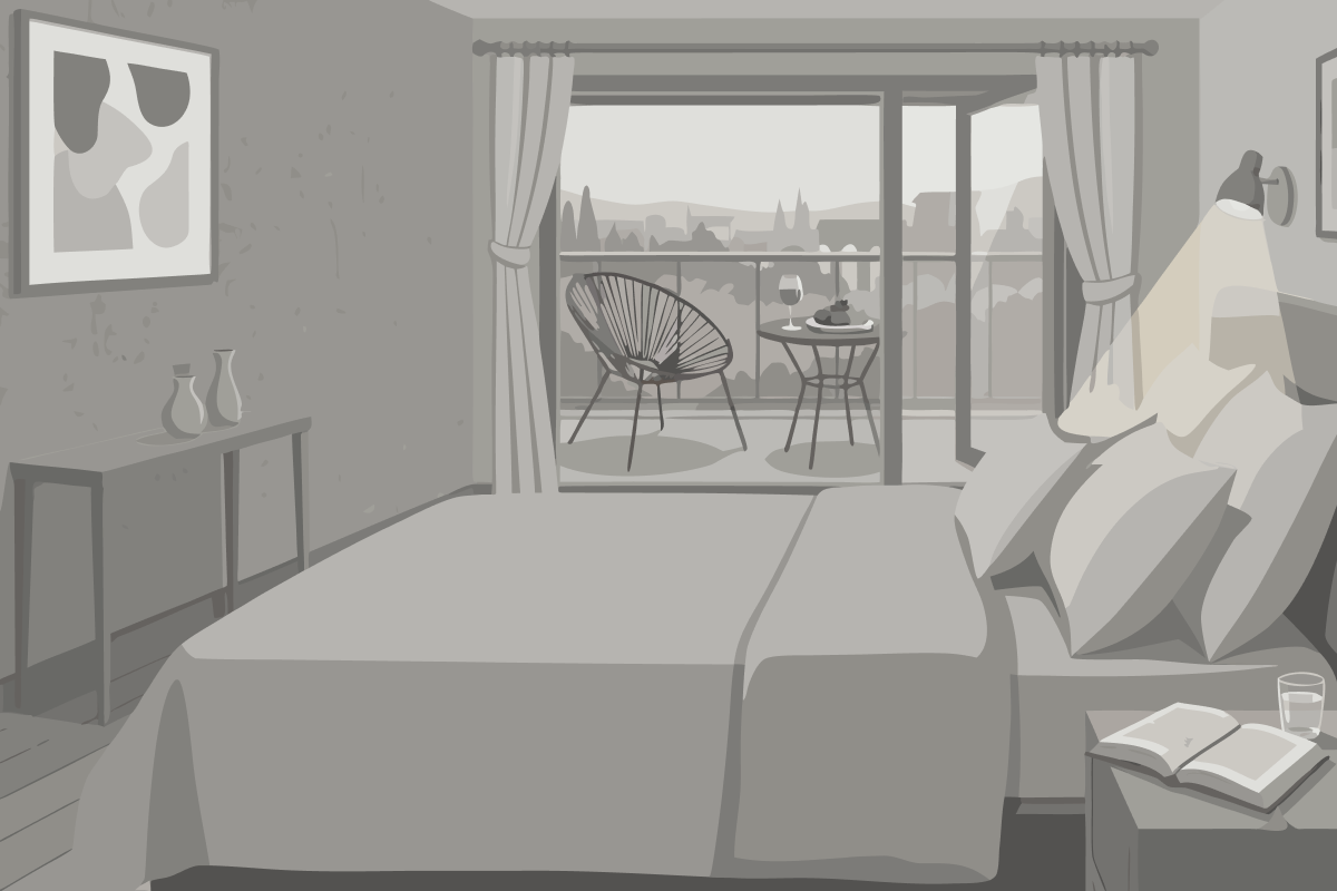 Chambre Familiale avec Salle de Bains